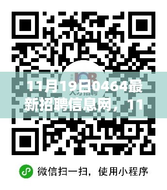 11月19日0464最新招聘信息網詳解,從入門到精通的使用指南