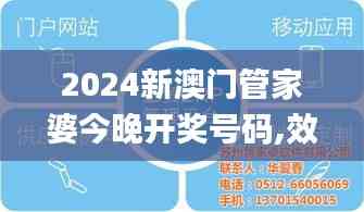2024新澳門管家婆今晚開獎號碼,效率評估方案_影視版HME5.90