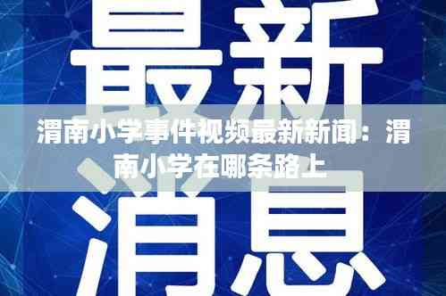 渭南小學(xué)事件視頻最新新聞:渭南小學(xué)在哪條路上