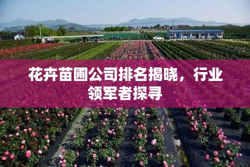 花卉苗圃公司排名揭曉,行業領軍者探尋