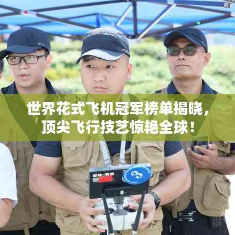 世界花式飛機冠軍榜單揭曉，頂尖飛行技藝驚艷全球！