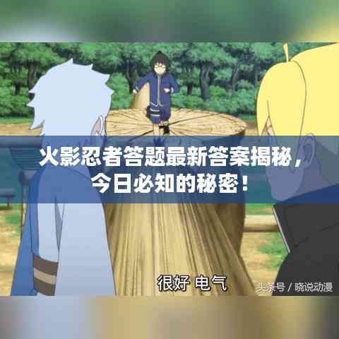 火影忍者答題最新答案揭秘，今日必知的秘密！