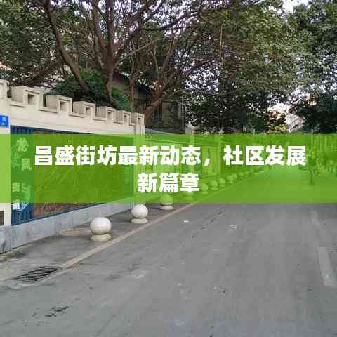 昌盛街坊最新動(dòng)態(tài)，社區(qū)發(fā)展新篇章